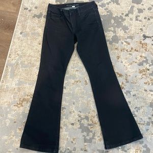 Banana republic dark flare jeans size 24p